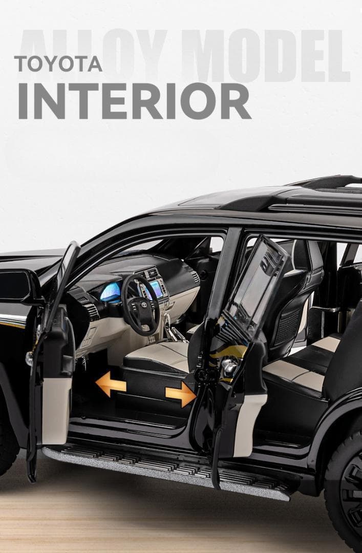 1/18 トヨタ ランドクルーザー プラウド ブラック 海外 ライセンス品