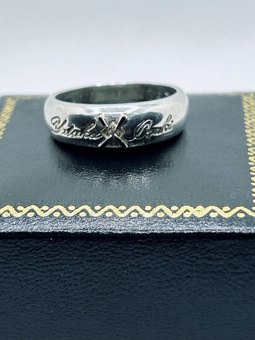 尾崎豊 デビュー10周年記念グッズ【希少品・シルバーリング限定500個】17号