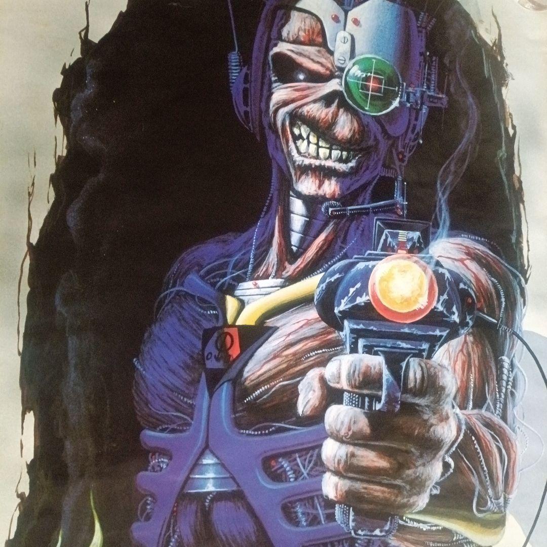 IRON MAIDEN 1987 大判ポスター ヴィンテージ レア