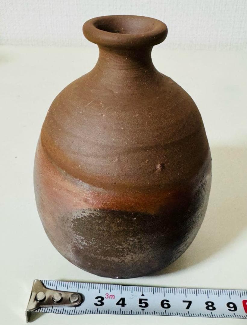 人間国宝 藤原雄 徳利 酒器 共箱 備前焼