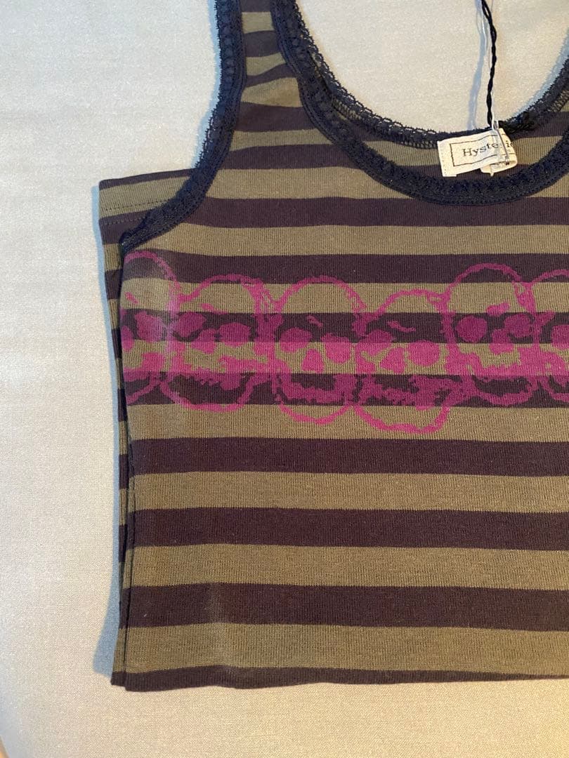 新品　初期　ヒステリックグラマー '90 スカル柄　ドクロ　タンクトップ　Y2K