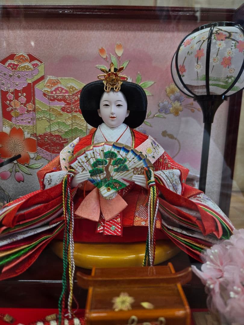 【展示品限り】雛人形 ケース飾り　※閉店セール　K15
