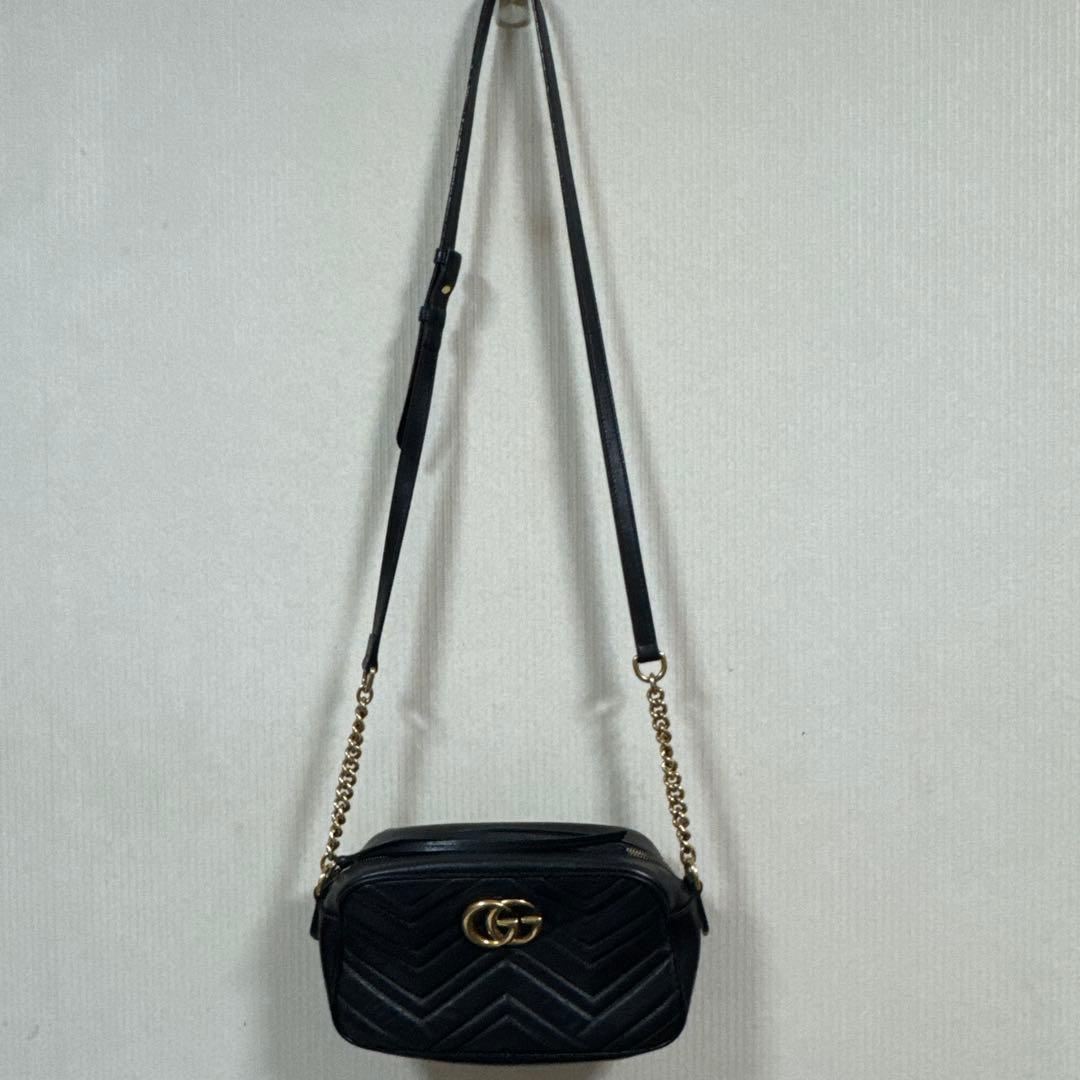 m*e様 GUCCI グッチ ショルダーバッグ GGマーモント