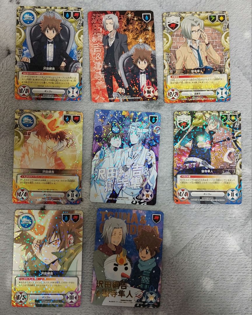 家庭教師ヒットマンREBORN! ツナ 獄寺 レアカード