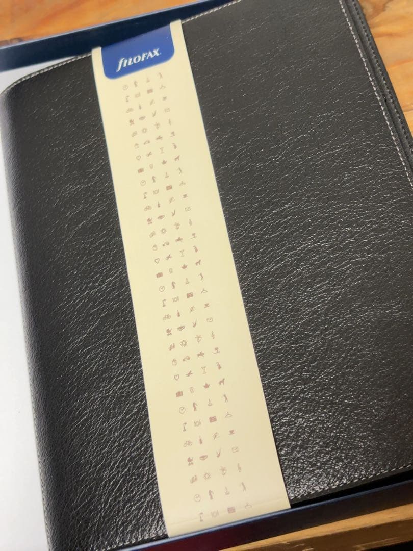 定価3.3万 新品 ファイロファックス ヘリテージ A5 スリム 手帳 本革 黒