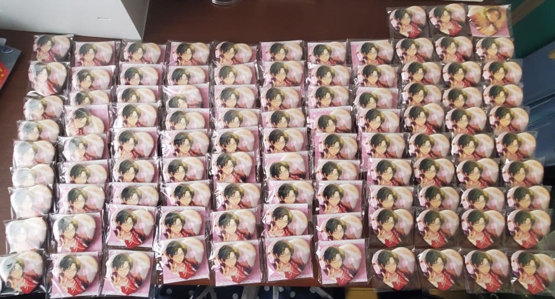 あんスタ 蓮巳敬人 中国 ハート缶バッジ 102点