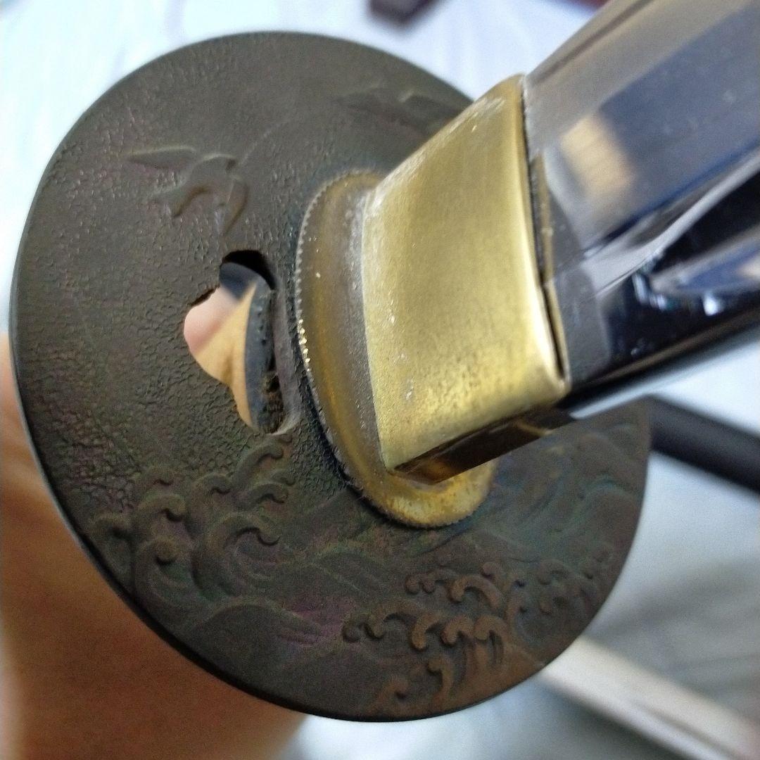 居合刀　模造刀　日本刀　刀剣　樋入り刀身　鉄鍔　鮫皮 　脇差　太刀