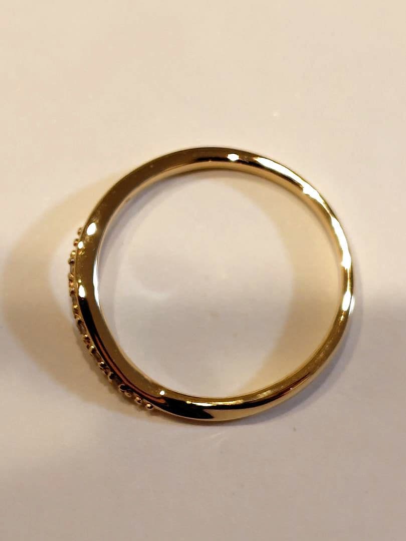 美品　VENDOME青山　ダイヤモンドリングk18　YG