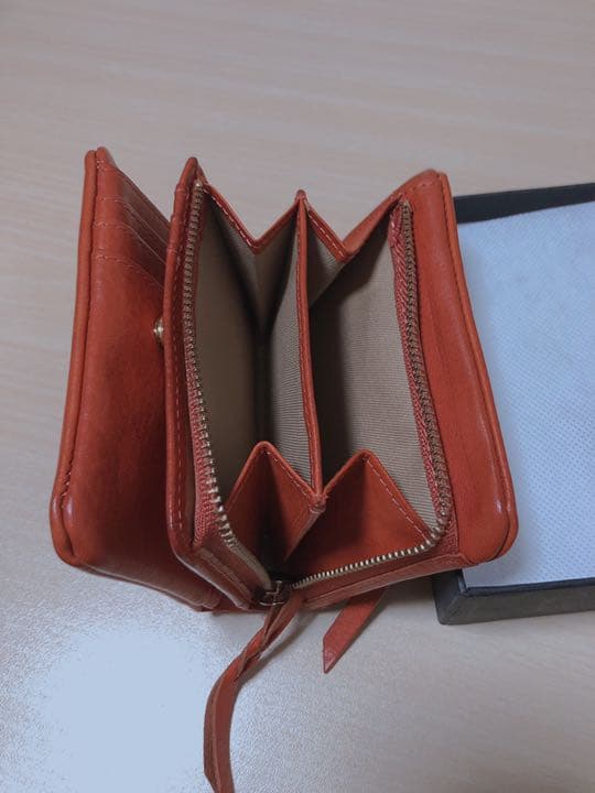 ぱーぷる marmelo アリゾナレザー　2つ折り財布