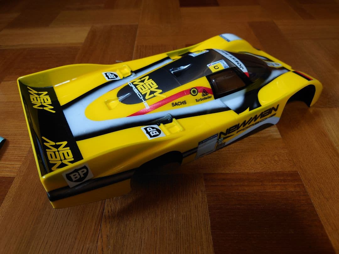 タミヤ 1/12RC ニューマン ポルシェ956 スペアボディ塗装済み【難あり】