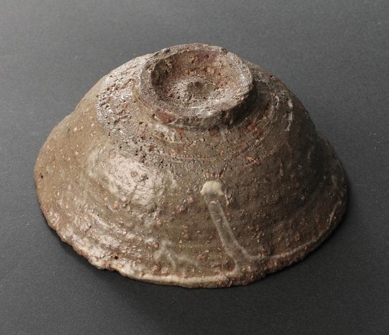 楽山茶碗　権兵衛茶碗　刷毛目