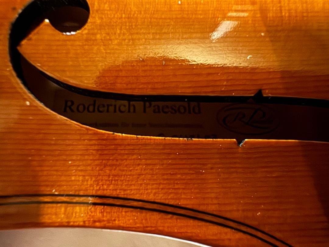 Roderich Paesold バイオリン / 弓・肩当て・ハードケース付き