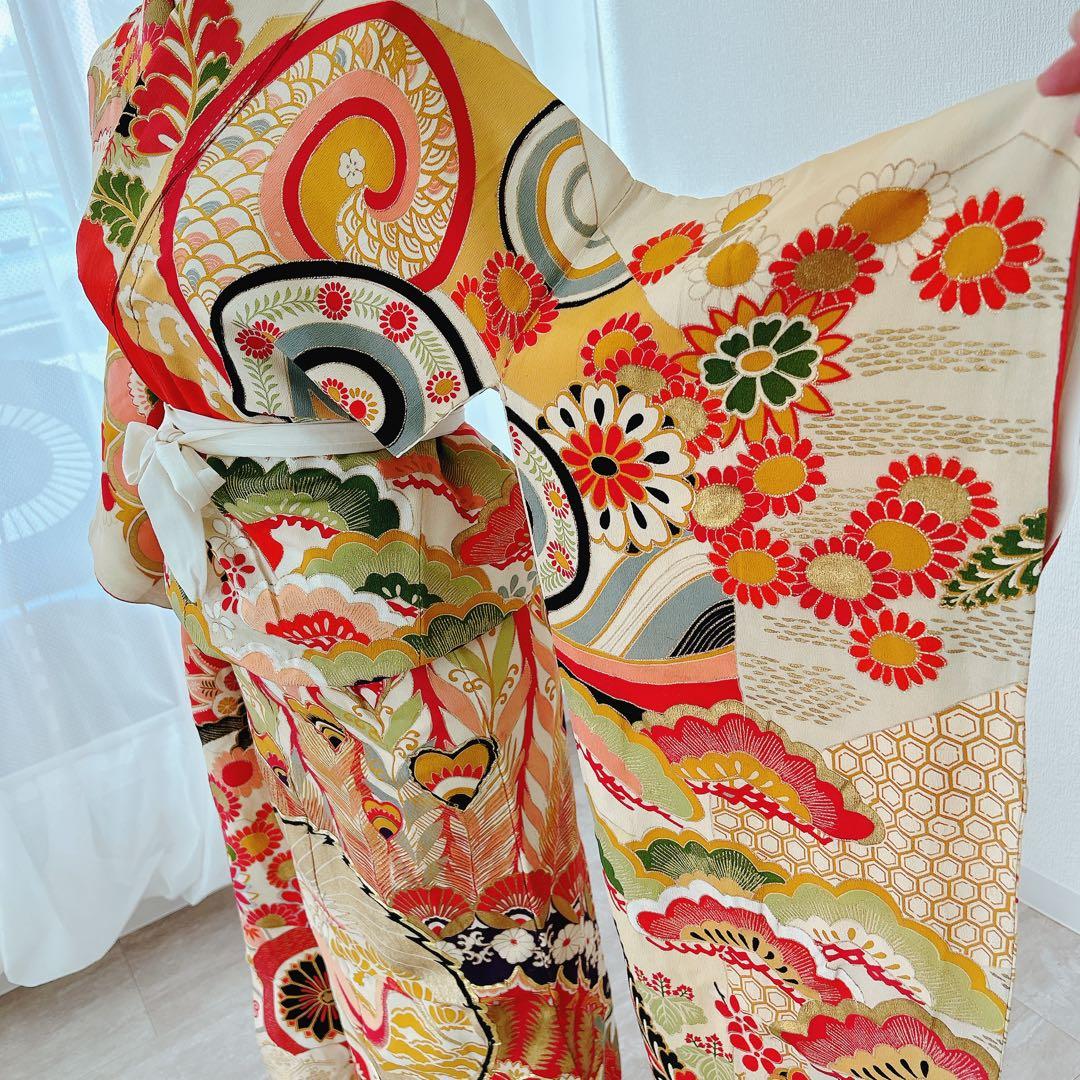 アンティーク　大正ロマン　花嫁衣装　引き振り　振袖　古美術　骨董品