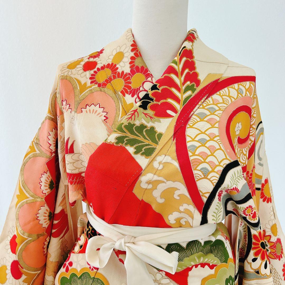 アンティーク　大正ロマン　花嫁衣装　引き振り　振袖　古美術　骨董品
