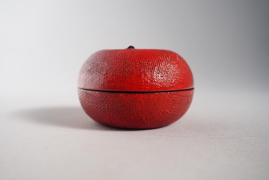 7代駒沢利斎造『唐物写柚香合』（共箱）千家十職