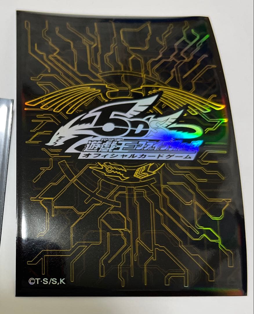 遊戯王5d‘s 竜の紋章　ゴールド　スリーブ