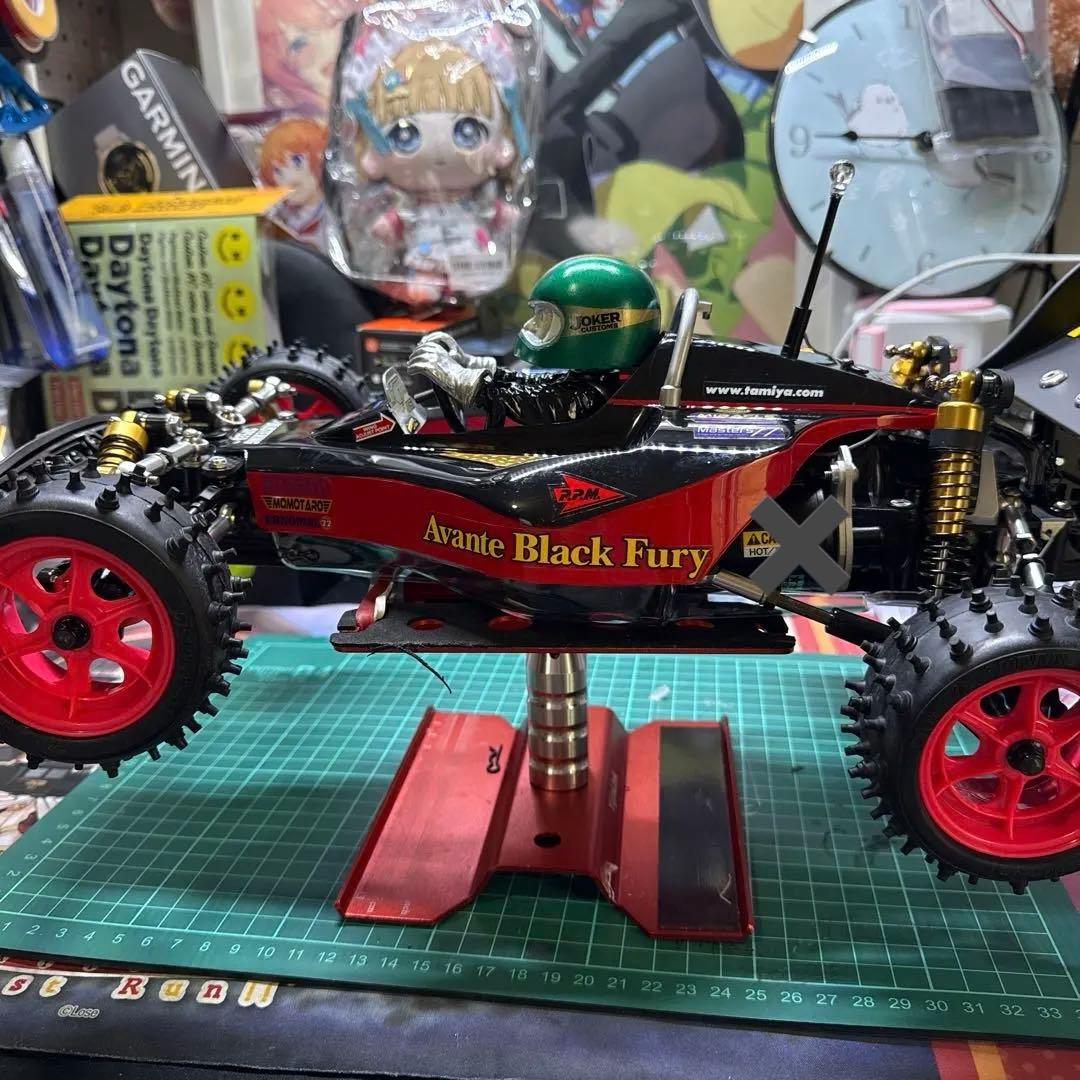 タミヤ1/10 アバンテ(2011)ブラックスペシャルメカ無し