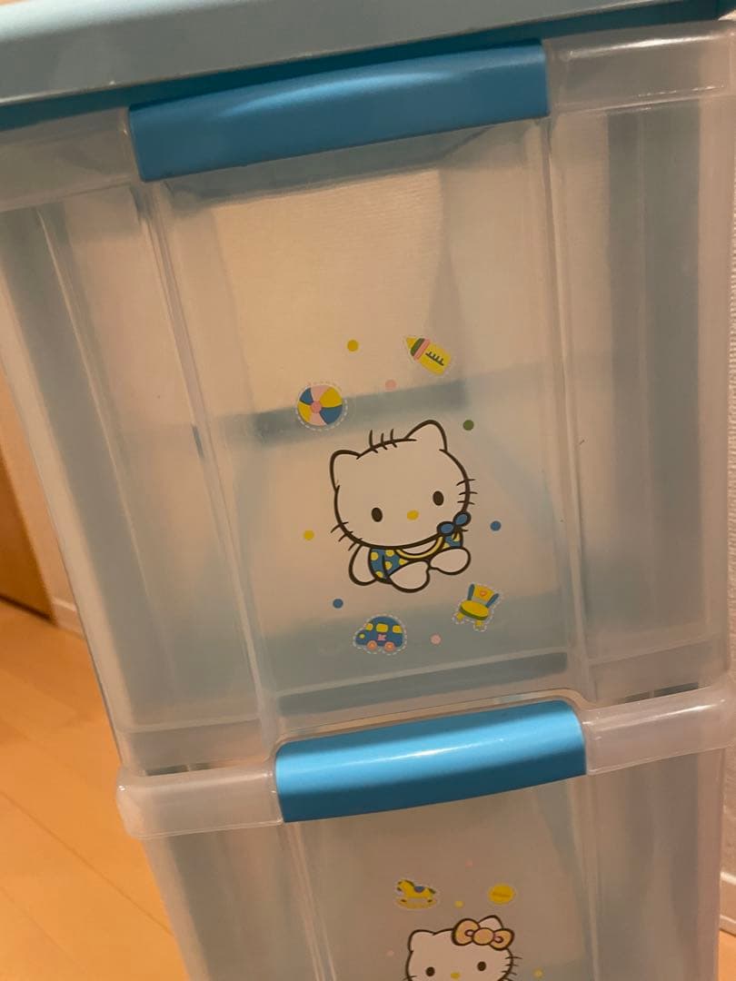 ハローキティ　平成レトロ　衣装ケース　チェスト　ベビーキティ