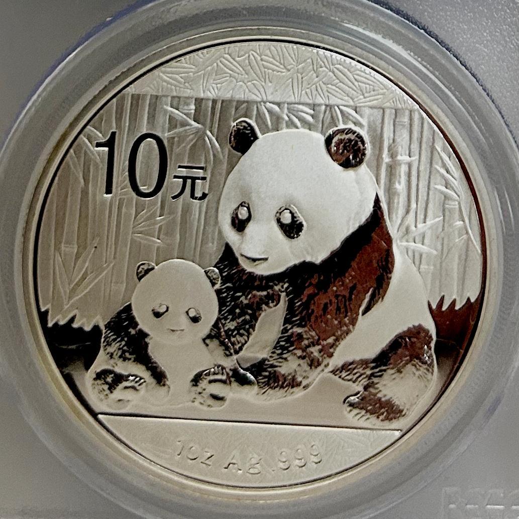 2012年中国パンダ PCGS MS70 10元/１oz 24754877