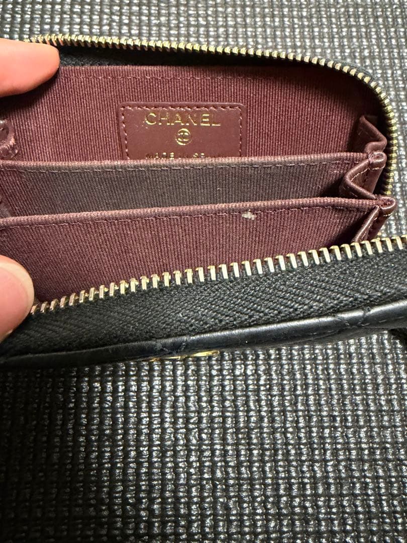 CHANEL ブラック ケース キルティング