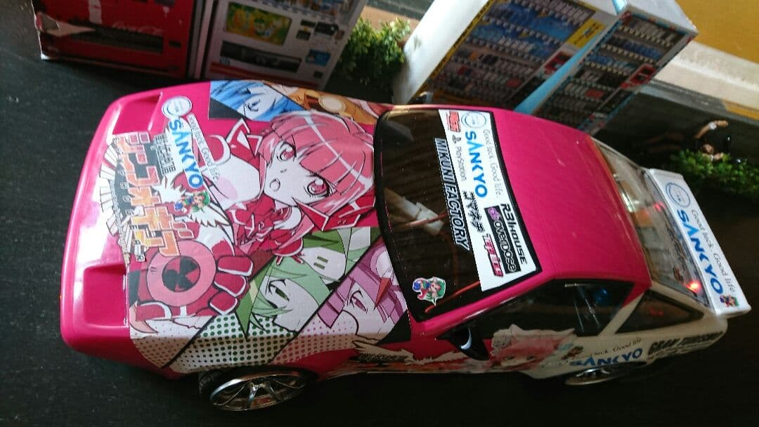 お手軽痛車ステッカーシート製作依頼ページ ラジコン ドリパケ  yd-2