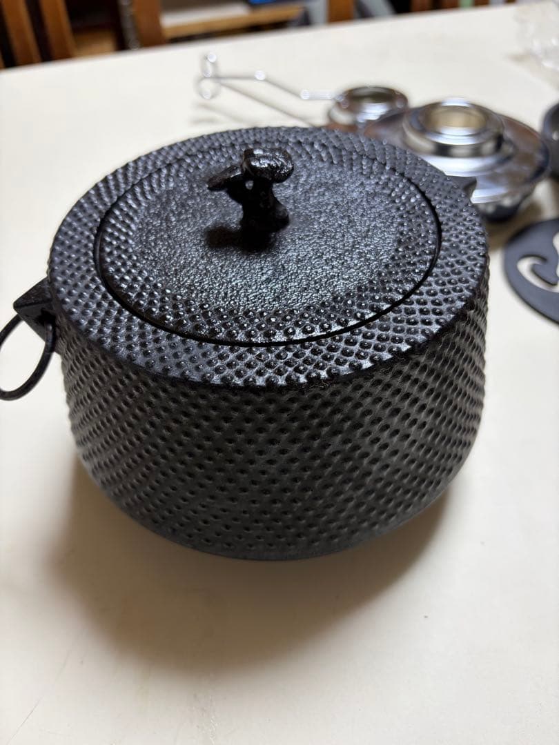 三厳堂特選 南部鉄器 茶釜セット