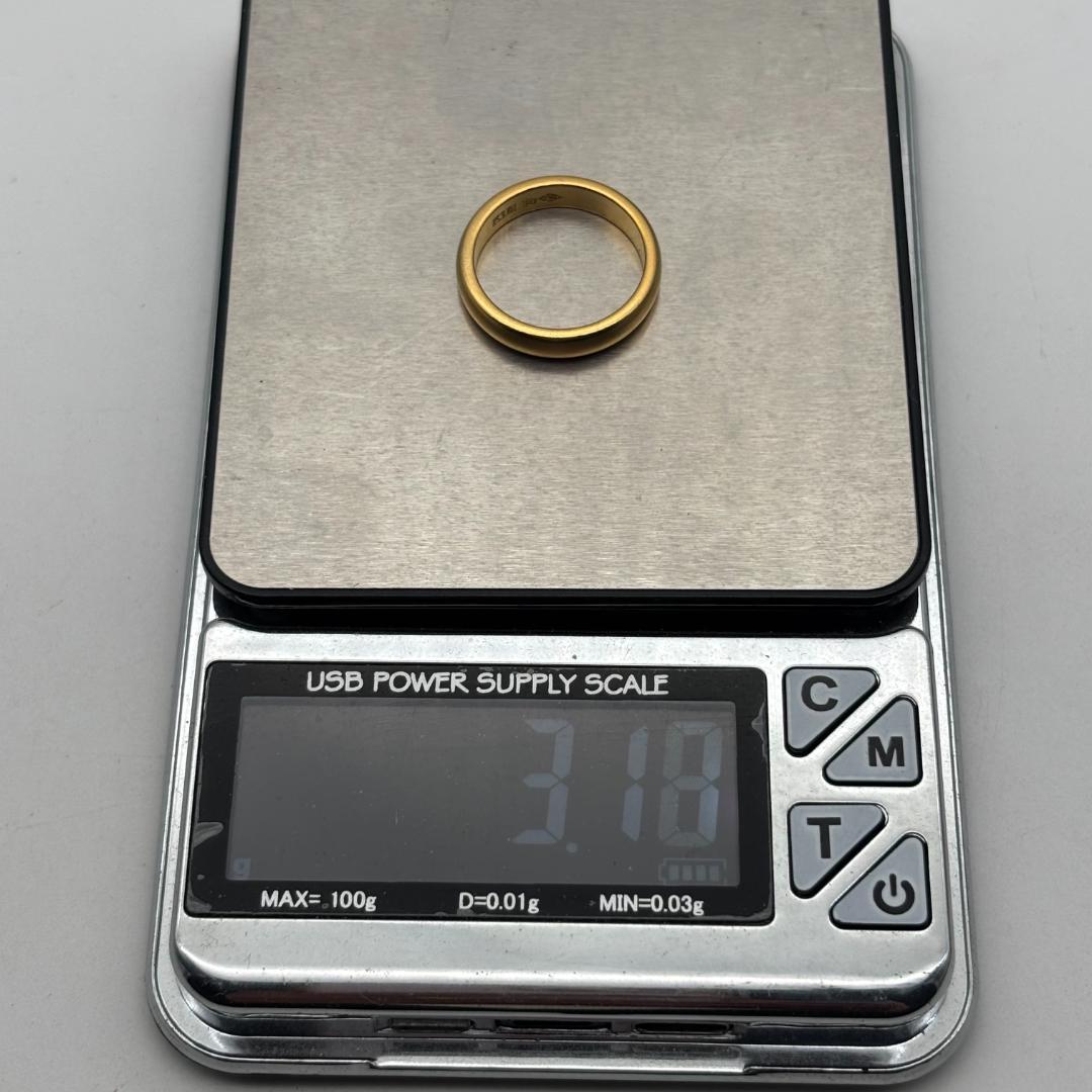 大人気☆ K18金ゴールドバンドリング 3.18g