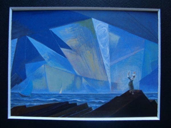 飯田 祐三 【竜巻】 希少画集画、状態良好、新品高級額装付