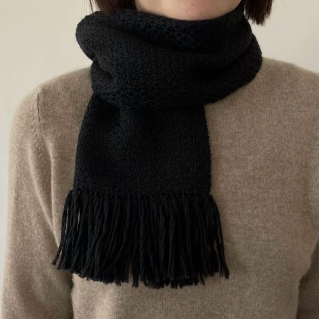 ...TOTE別注 八重樫茂子...kurokuroミニマフラー