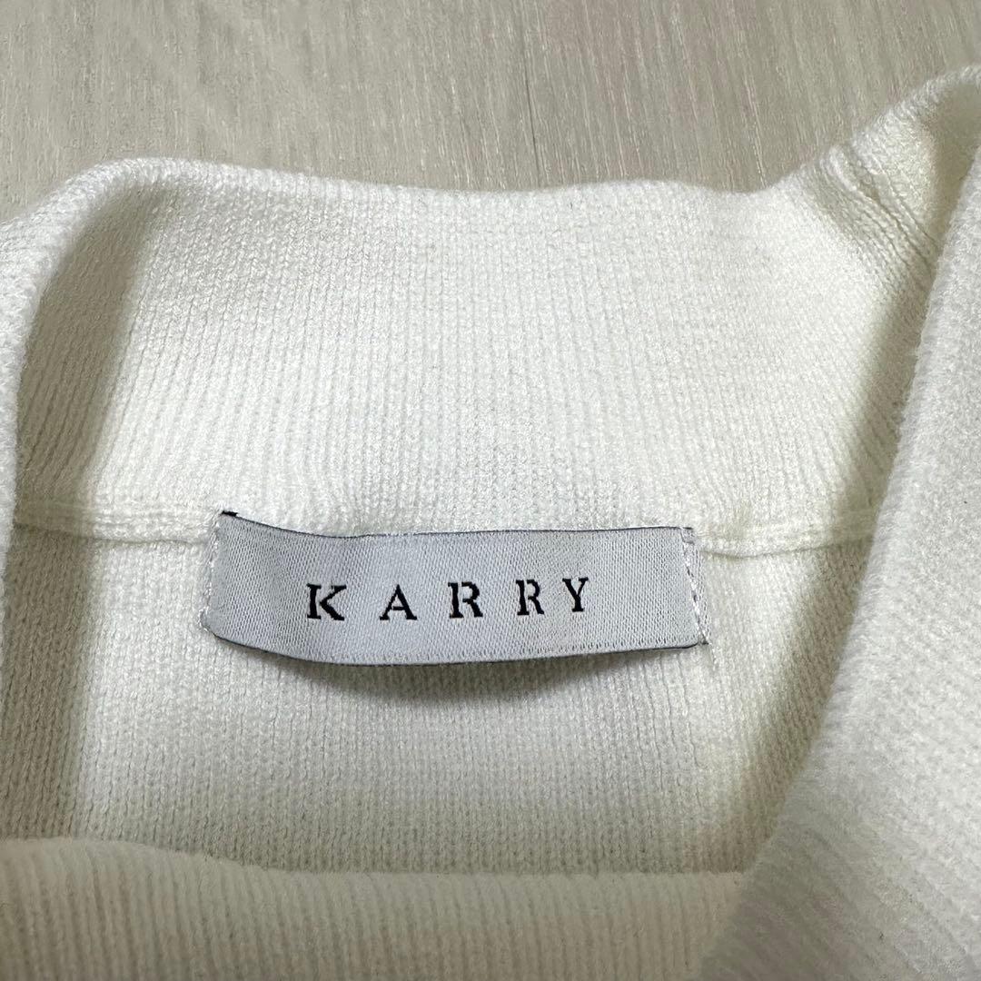 KARRY American sleeve tank ホワイト