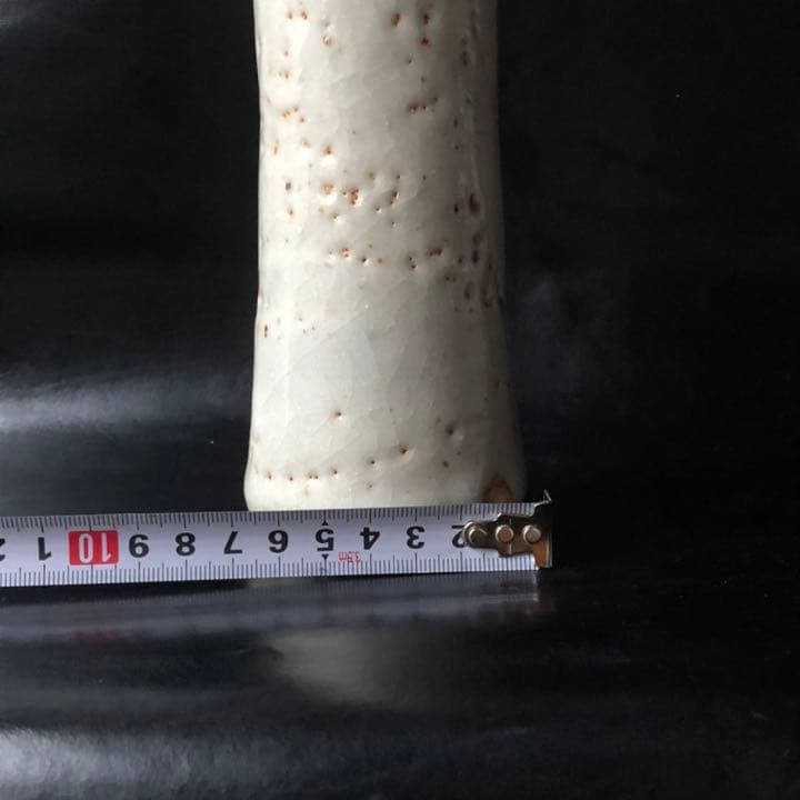 古美術品◼️かなり美しい白い釉薬の花瓶が蔵から出て来ました。