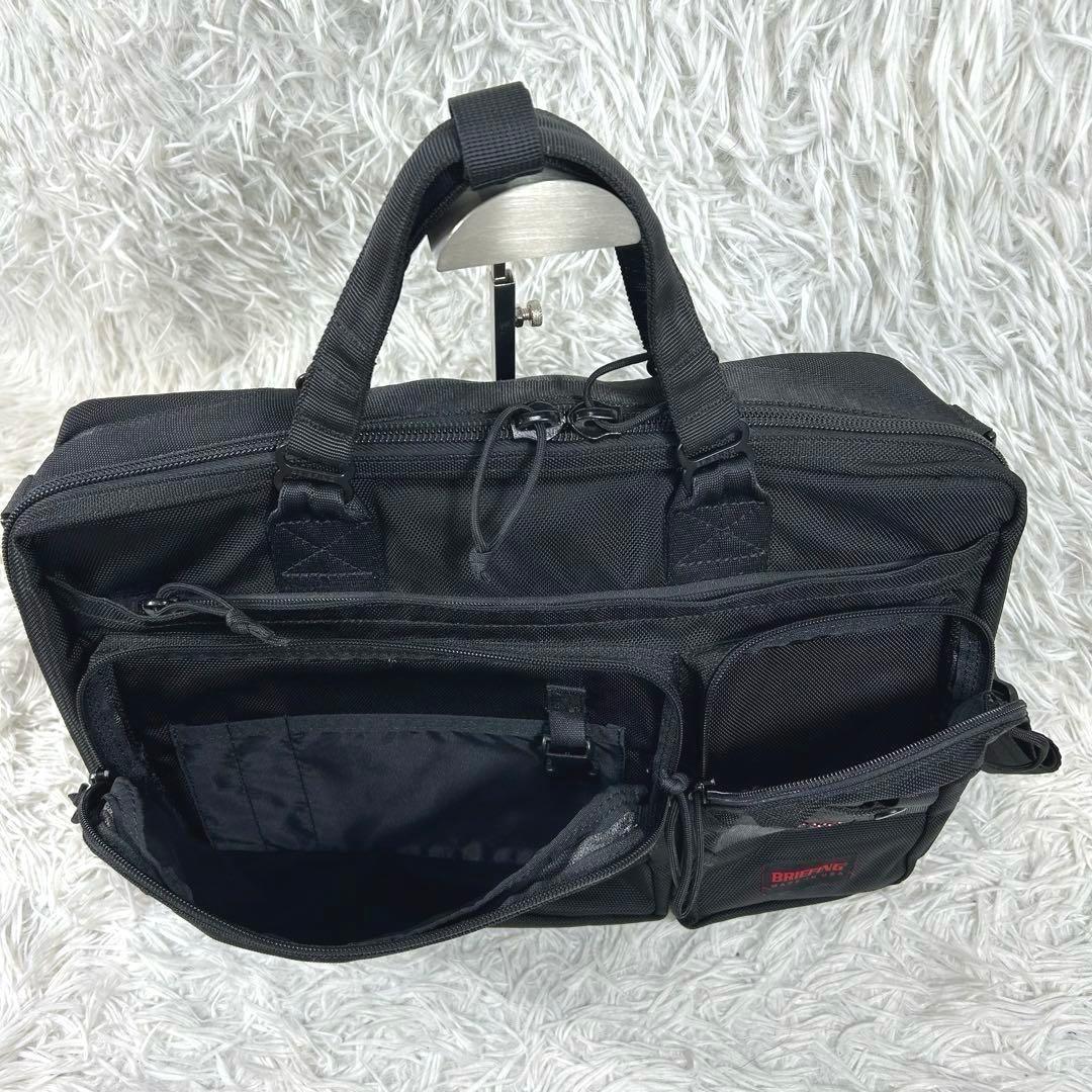 極美品✨BRIEFING モバイルライナー　2way 黒　ショルダーベルト