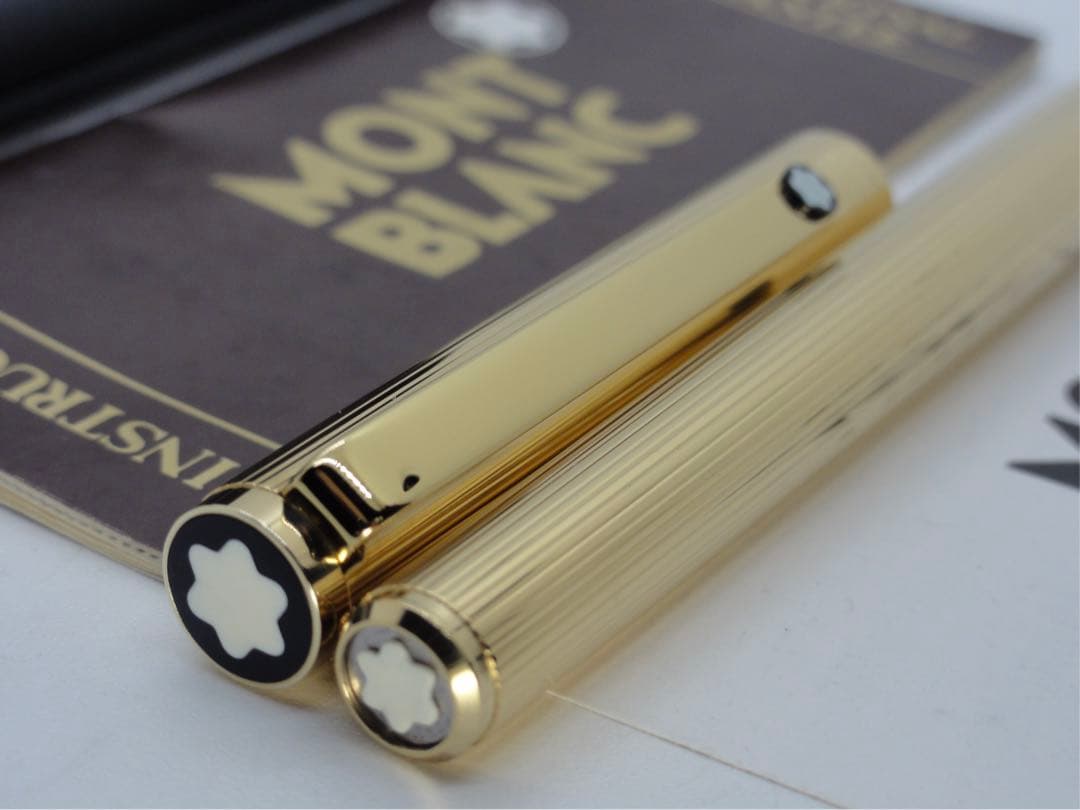 ※未使用に近い保管品！稀少度の高い総金張りSライン最高峰No2147★モンブラン