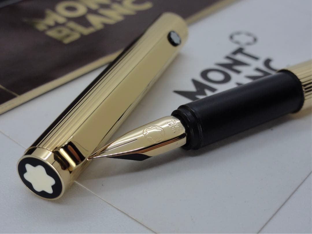 ※未使用に近い保管品！稀少度の高い総金張りSライン最高峰No2147★モンブラン