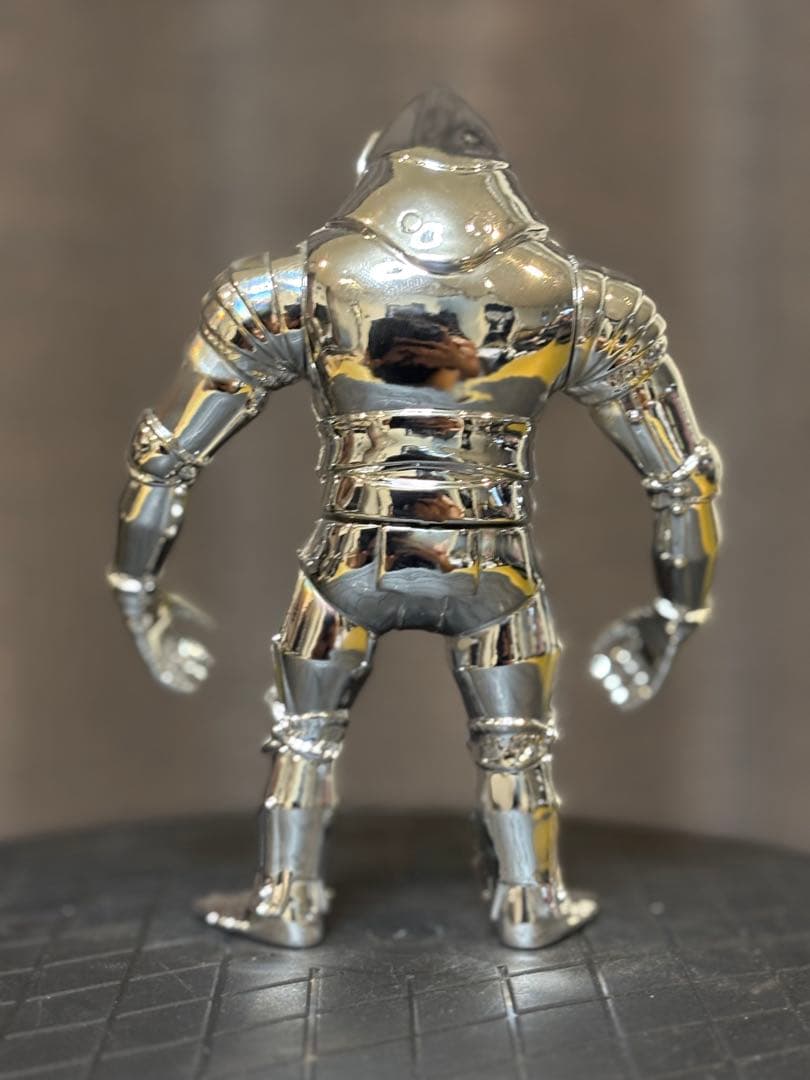 メカニコング 鏡面クロームメッキ仕様 ソフビ フィギュア オマケ付き