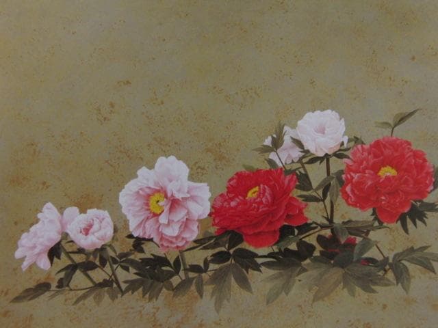 河合美江、【壮麗】、希少な額装用画集より、新品額装付、状態良好