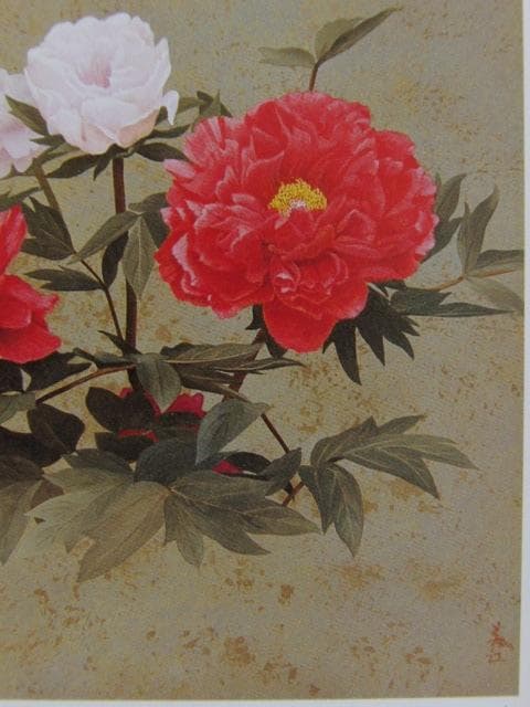 河合美江、【壮麗】、希少な額装用画集より、新品額装付、状態良好