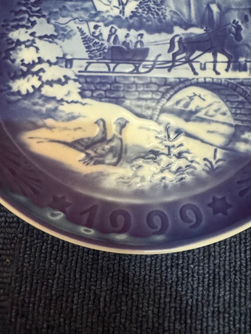 1797 ロイヤルコペンハーゲンイヤープレート1999年　未使用