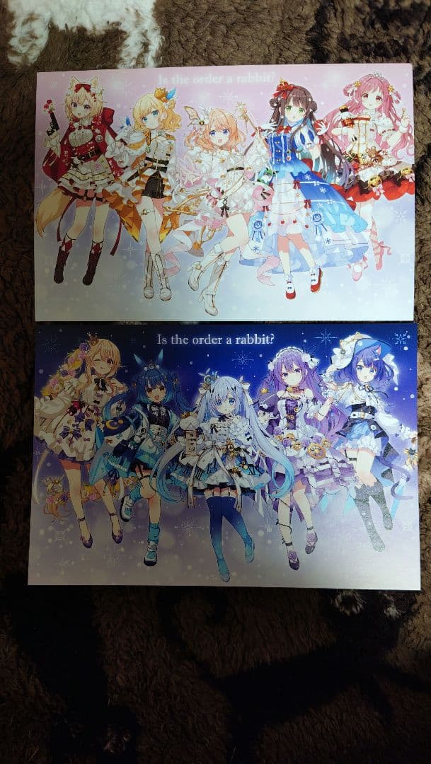 ご注文はうさぎですか？　アトレ秋葉原　チノ　缶バッジ　ホロ　レア　ポストカード