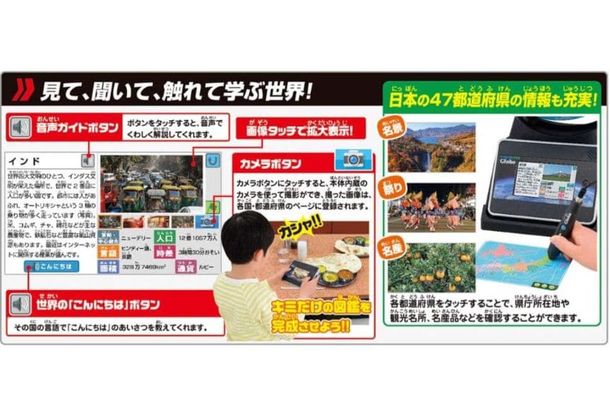 週末特別値下げ☆タカラトミー 小学館の図鑑NEOGlobe☆純正ACアダプター付