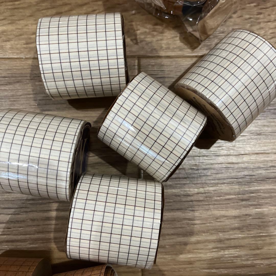 廃盤 販売終了 倉敷意匠 方眼 マステ クラフトテープ まとめ売り