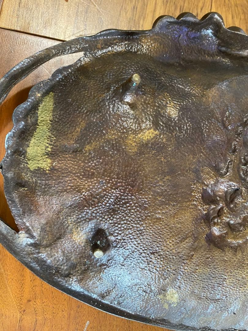 フランス　アンティーク　ブロンズ　ブドウと葉 アール・ヌーヴォー