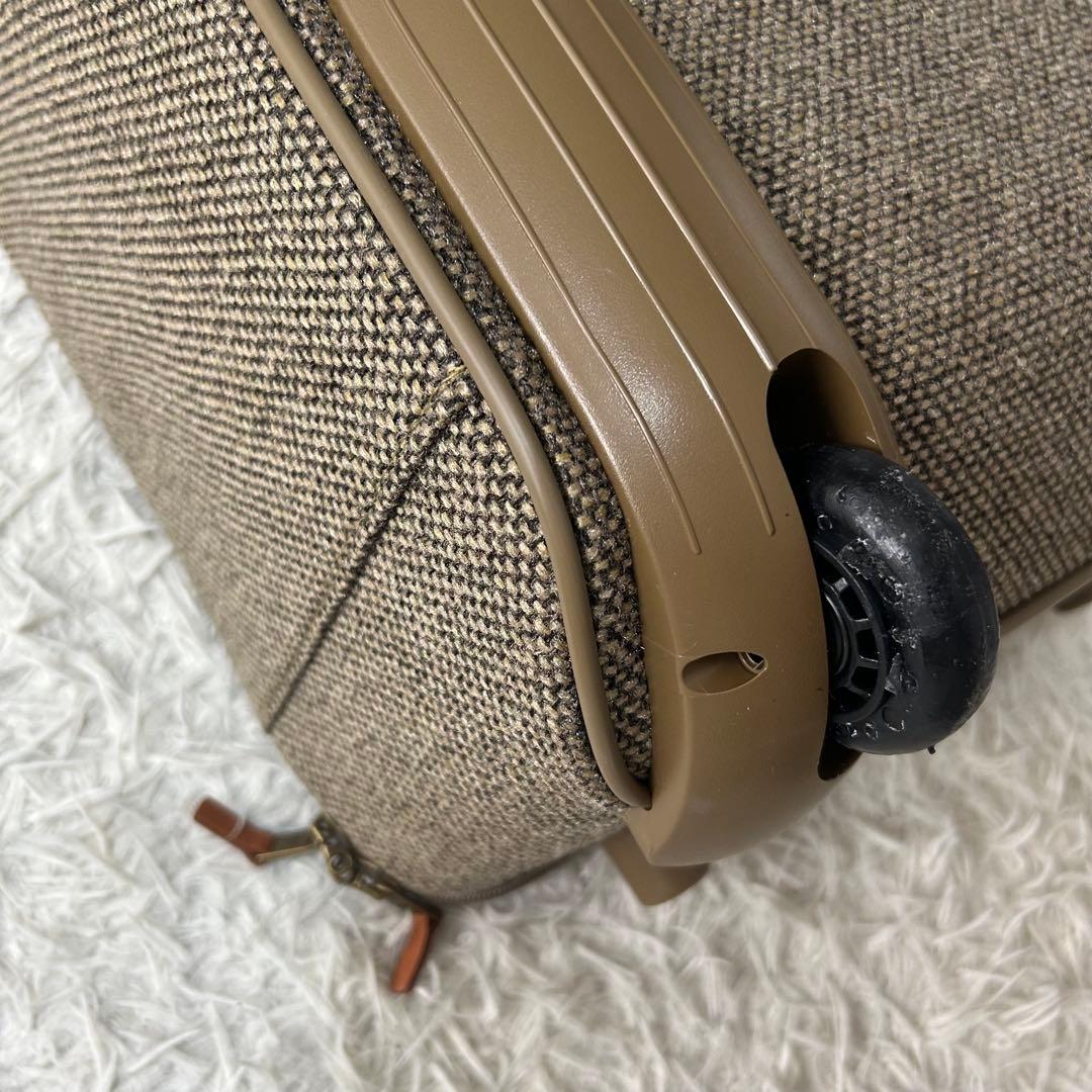 タグ付き✨ hartmann ツイード×レザー トラベルキャリーケース トロリー