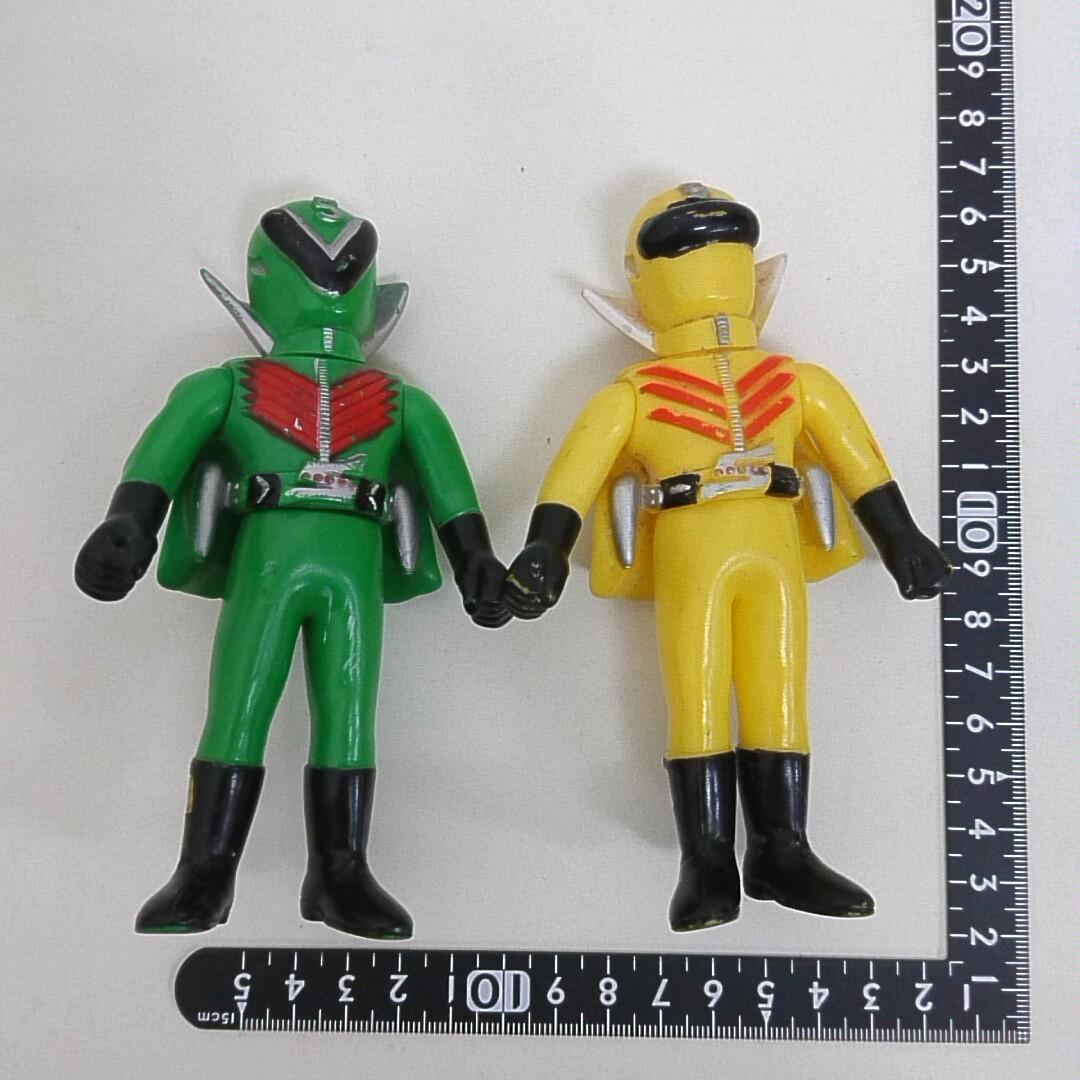 ゴレンジャー ミドリレンジャー キレンジャー ソフビ NET 石森プロ 当時物