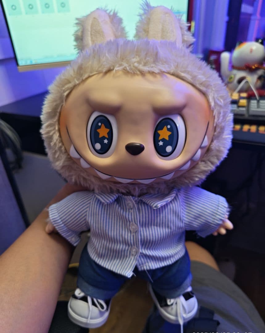 ラブブ38cm 限定目切り替えできる ぬいぐるみ