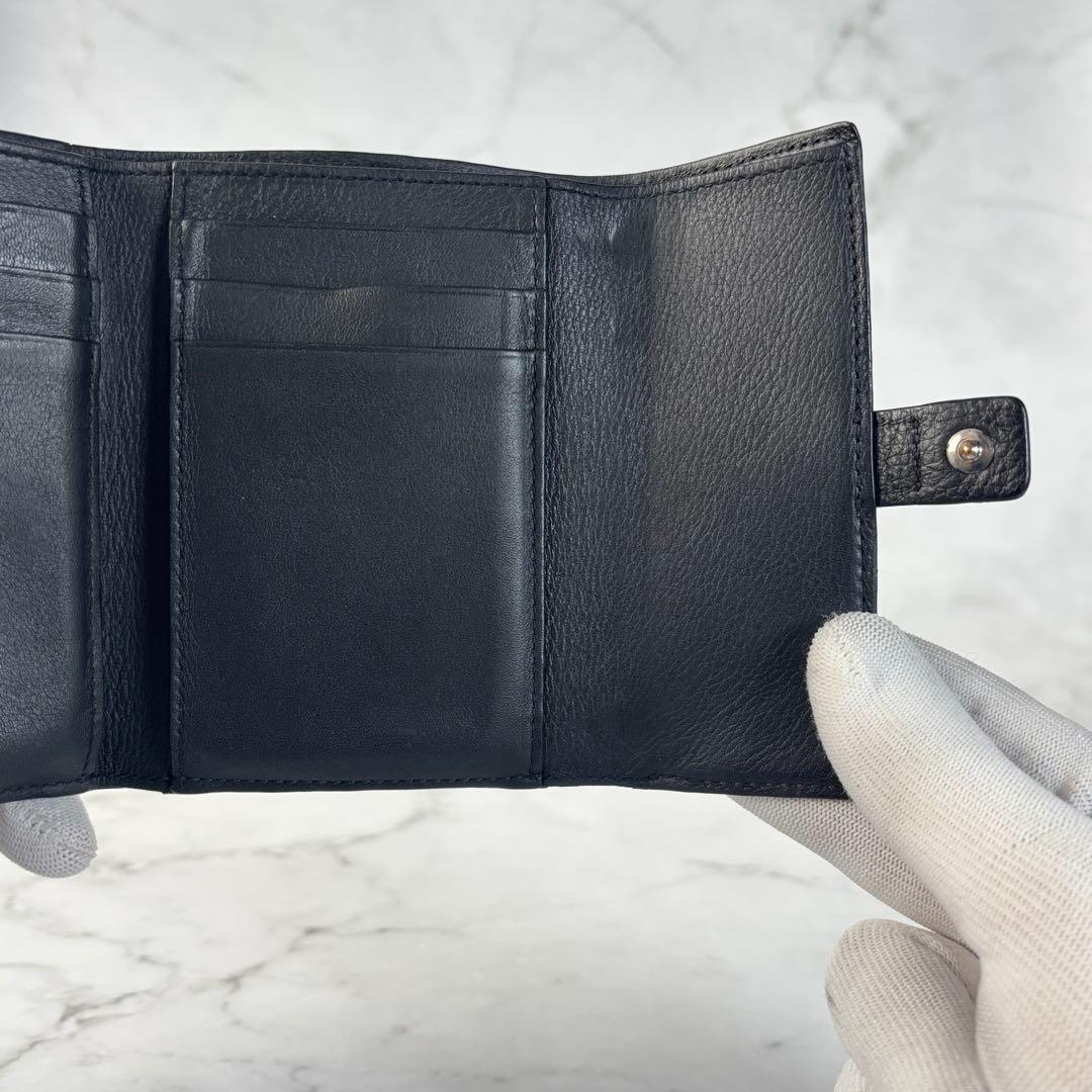 美品✨️LOEWE ロエベ 三つ折り財布 バーティカルウォレット 財布