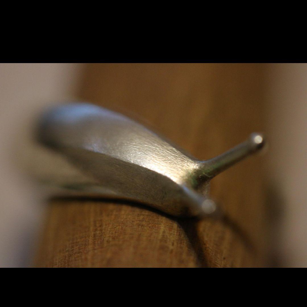 【最終値下げ】限定品　シルバーリング　ナメクジ　アトリエpuchuco　福田英生