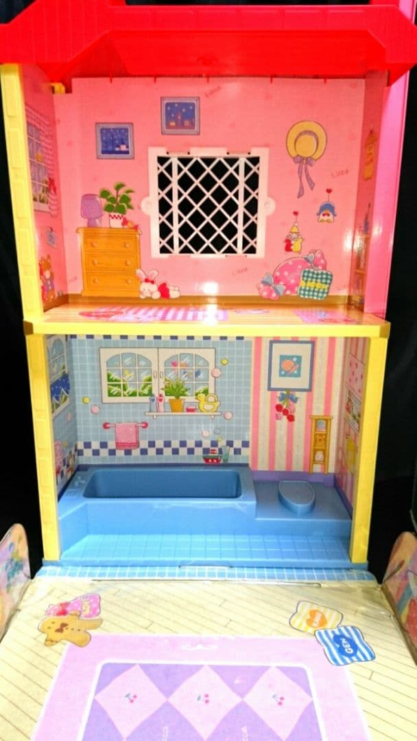 レア 1989年 当時物 リカちゃんファミリーハウス 家族だんらん 人形 お家