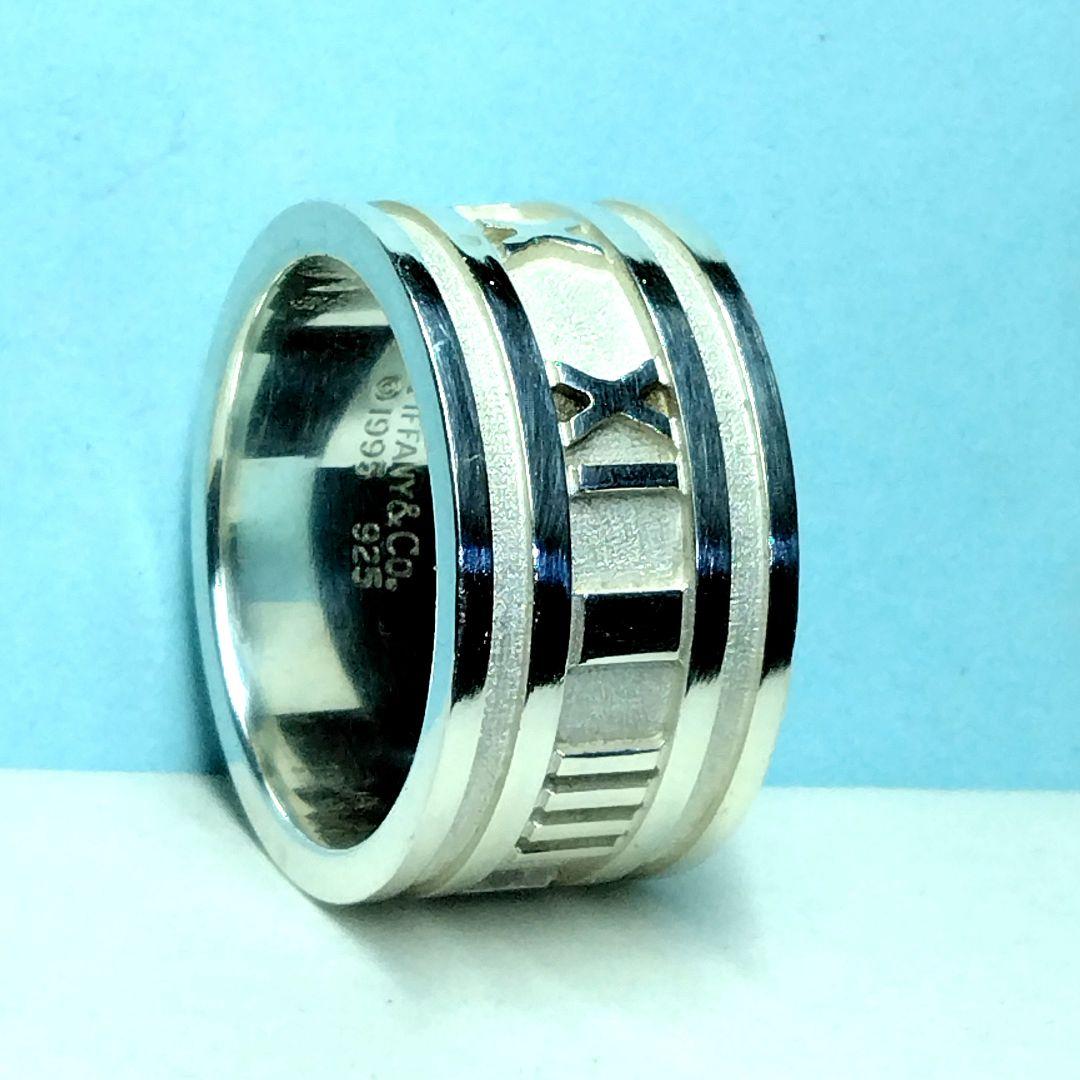 ティファニーアトラスワイドリング　19号　新品仕上げ　ほぼ無傷未使用に近い