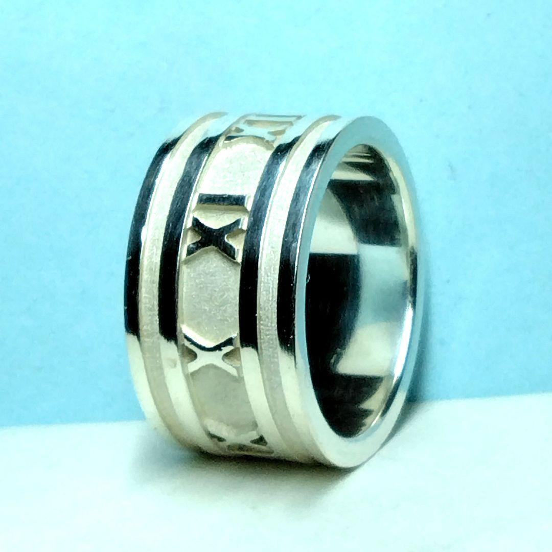 ティファニーアトラスワイドリング　19号　新品仕上げ　ほぼ無傷未使用に近い